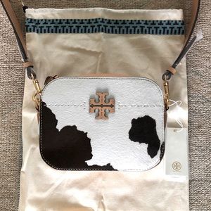 Tory Burch McGraw Calf Hair Camera Bag NWT